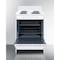 Summit Appliance Div. Summit-Electric Range, Slim 24"W, Storage Compartment, White, 220V WEM610 - alternate 3